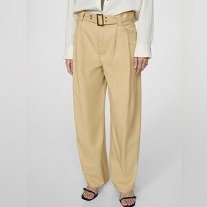 Mango LYOCELL PANTS WITH BELT